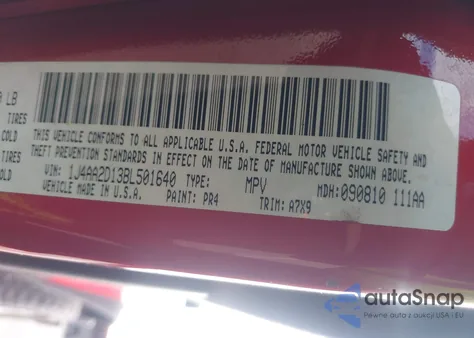 2011 Jeep Wrangler Sport from USA, damaged, VIN 1J4AA2D13BL501640